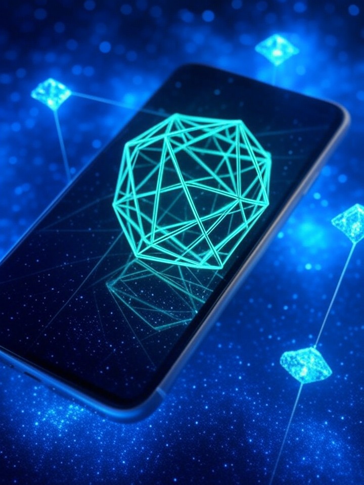 Boy creature - neural wireframe